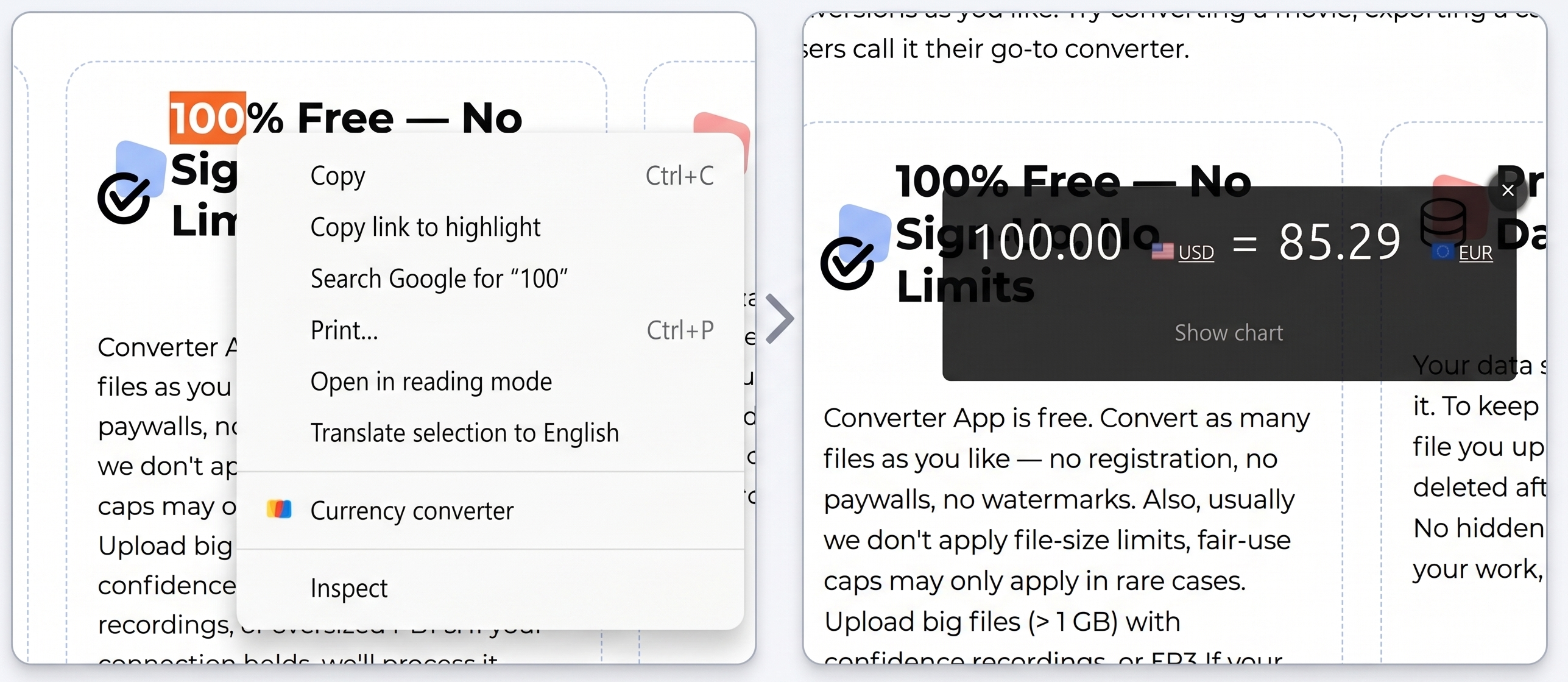 Converter Extension