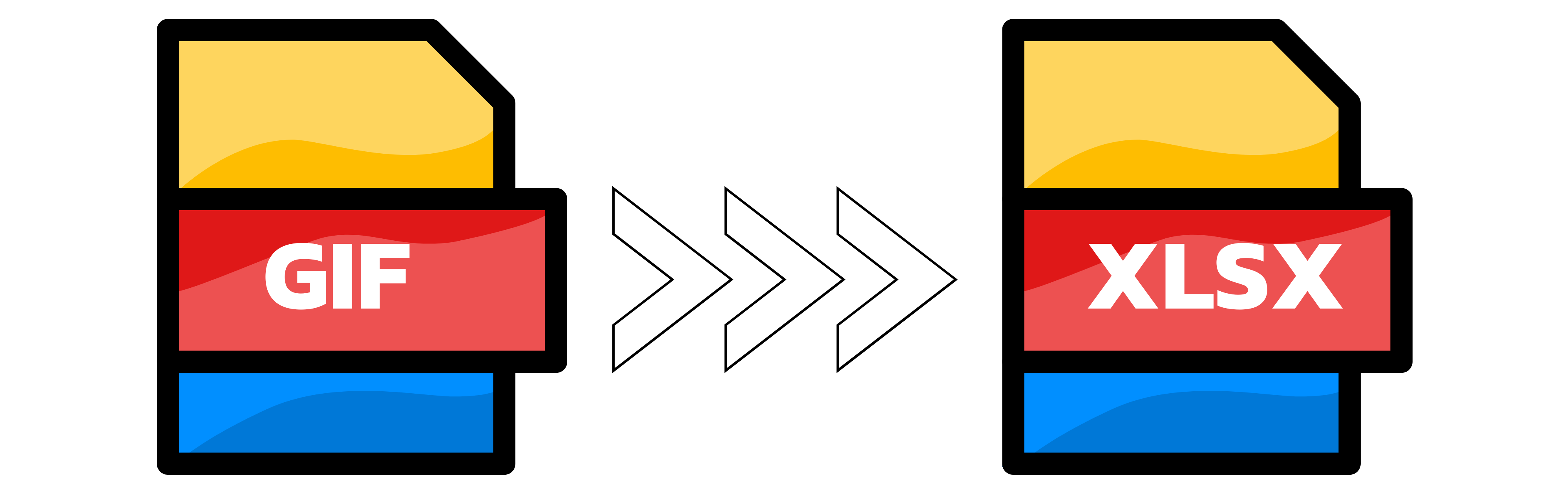 Illustratsioon: GIF-i konverteerimine EXCEL-i
