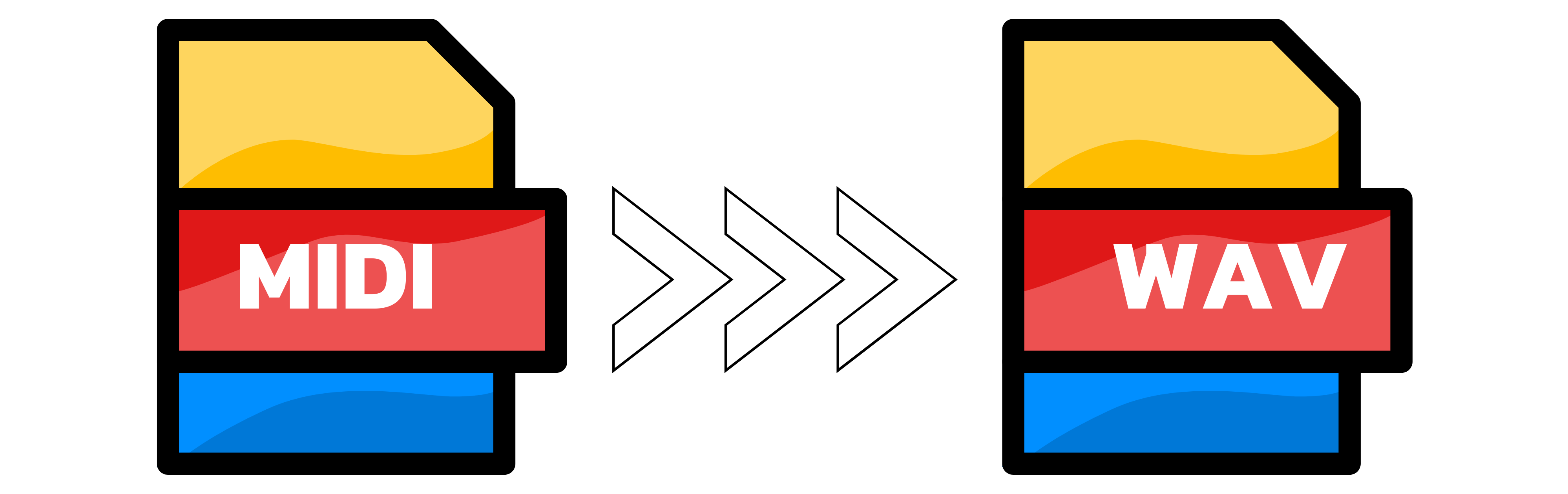 Illustration : Conversion de MIDI en WAV