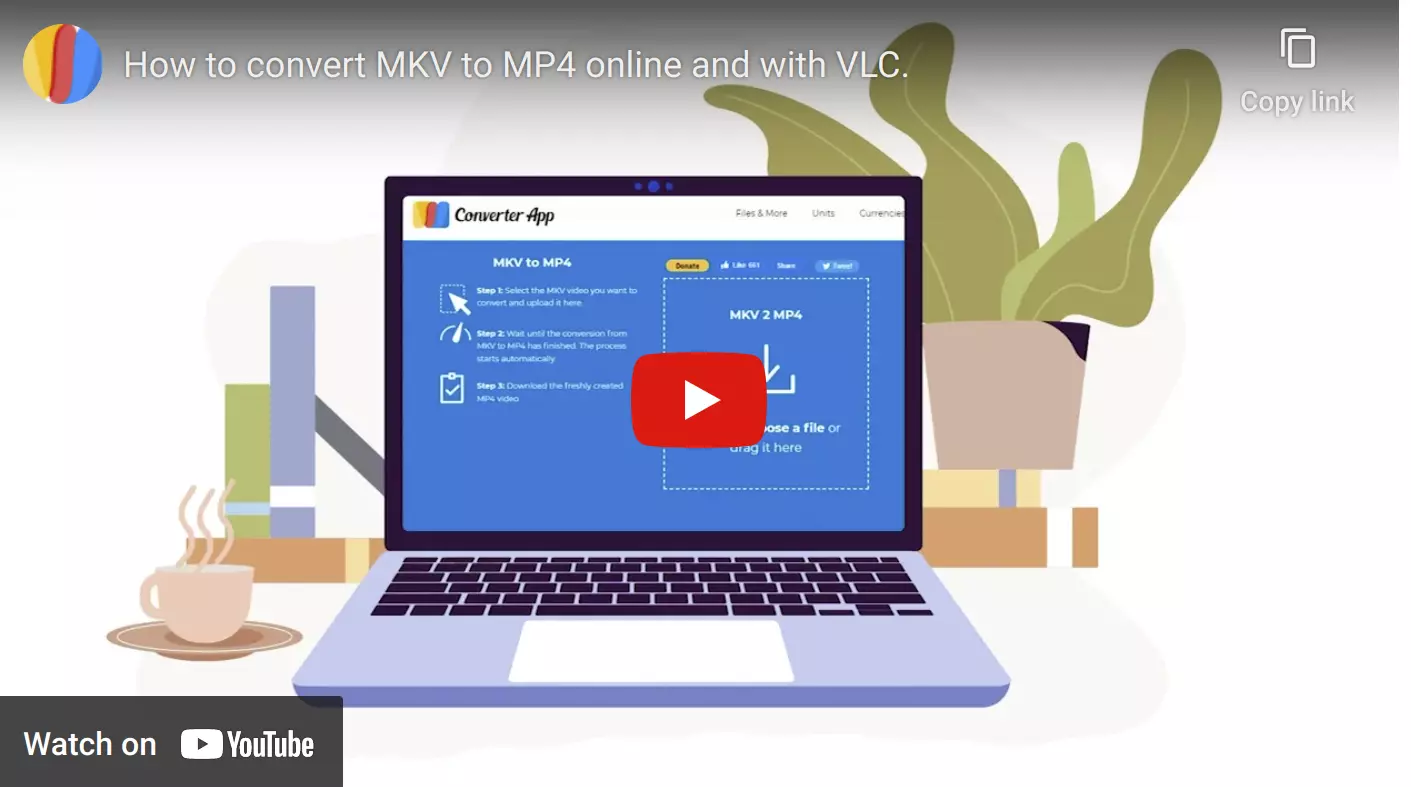 hek Verzorgen Master diploma MKV to MP4 - 100% Free - Converter App