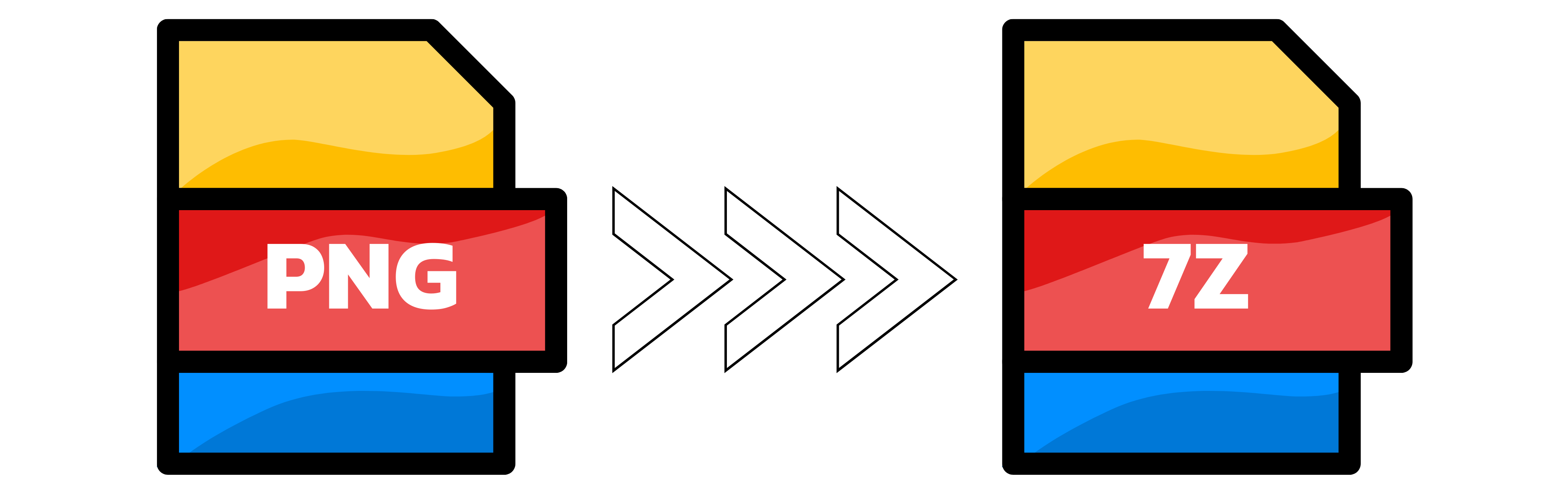 Illustration: Converting PNG to 7Z