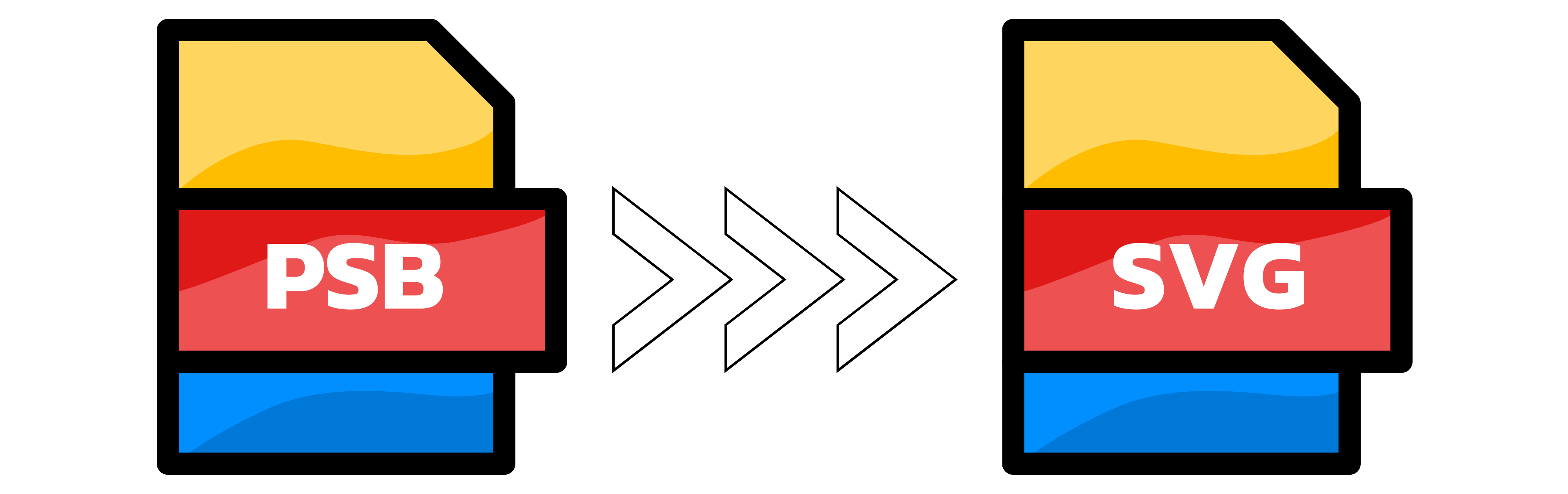Ilustrācija: PSB pārveidošana SVG formātā