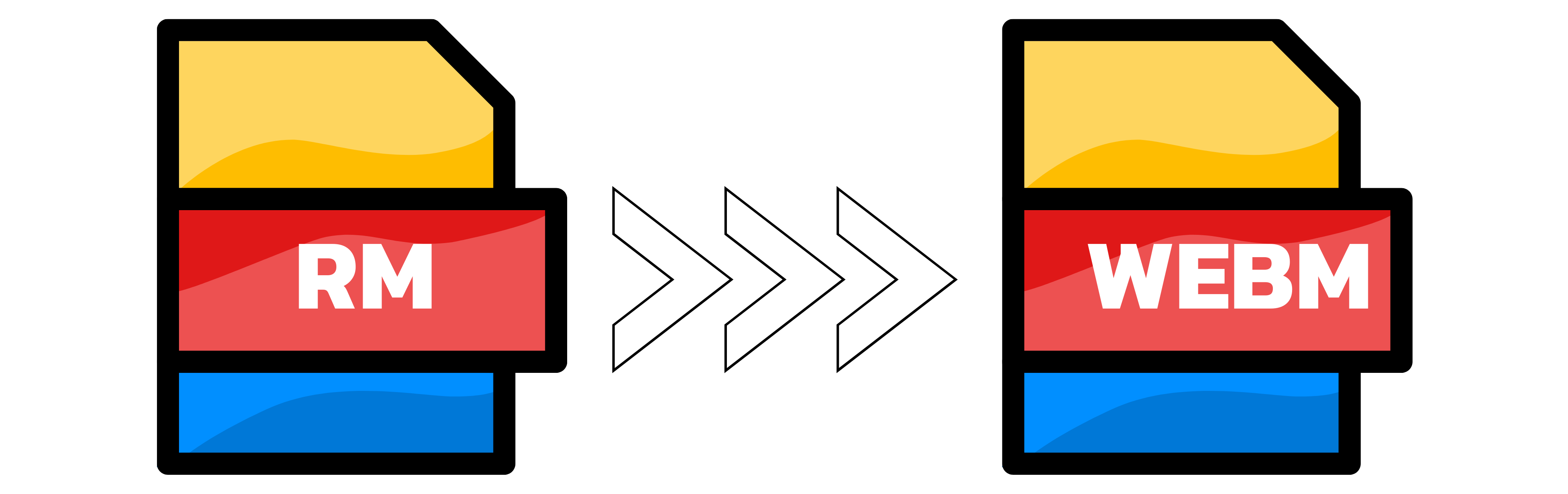 Illustration: Konvertering af RM til WEBM